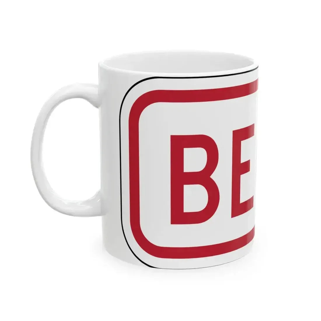 Delaware R7-202a-DE (Delaware) (Road Sign) White Coffee Mug - Go Mug Yourself