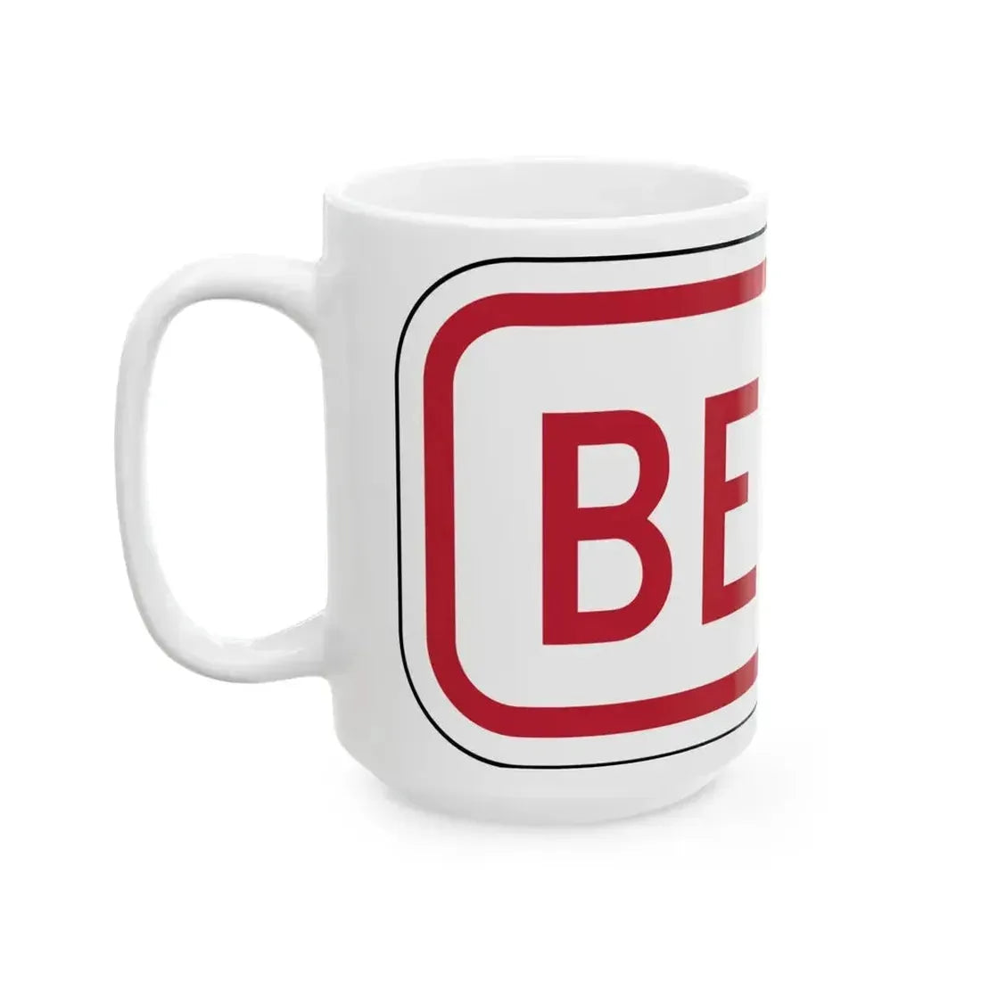 Delaware R7-202a-DE (Delaware) (Road Sign) White Coffee Mug - Go Mug Yourself