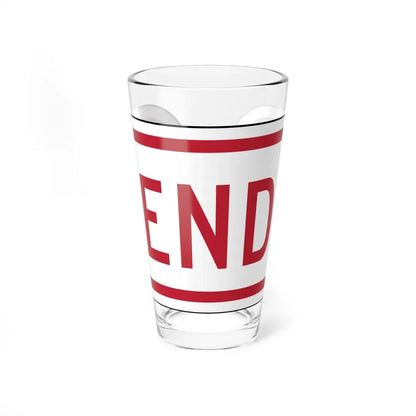 Delaware R7-202a-DE1 (Delaware) (Road Sign) Pint Glass 16oz 16oz - Go Mug Yourself