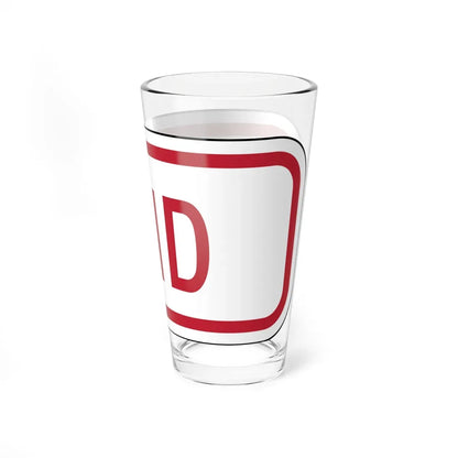 Delaware R7-202a-DE1 (Delaware) (Road Sign) Pint Glass 16oz - Go Mug Yourself
