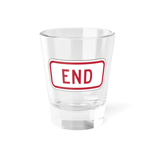 Delaware R7-202a-DE1 (Delaware) (Road Sign) Shot Glass 1.5oz 1.5oz - Go Mug Yourself