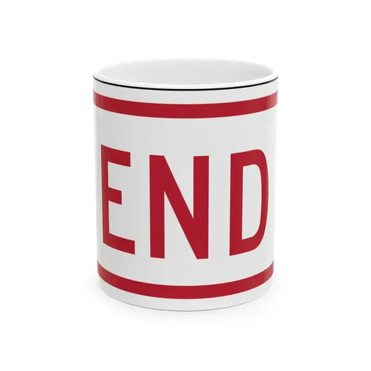 Delaware R7-202a-DE1 (Delaware) (Road Sign) White Coffee Mug 11oz - Go Mug Yourself