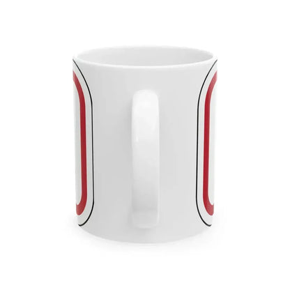 Delaware R7-202a-DE1 (Delaware) (Road Sign) White Coffee Mug - Go Mug Yourself