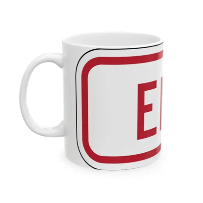 Delaware R7-202a-DE1 (Delaware) (Road Sign) White Coffee Mug - Go Mug Yourself
