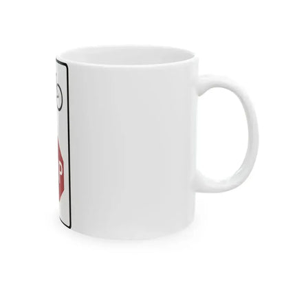 Delaware SR1-16-DE (Delaware) (Road Sign) White Coffee Mug - Go Mug Yourself