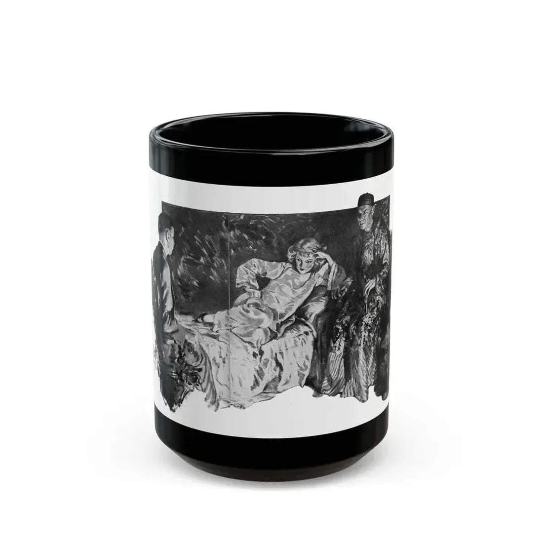 Delightful Si-Si, Liberty magazine, April 11, 1936 - Black Coffee Mug 15oz - Go Mug Yourself