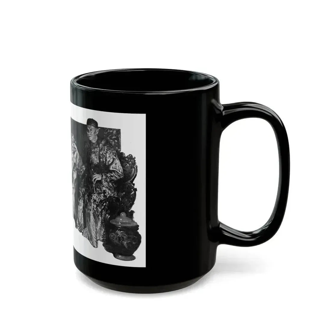 Delightful Si-Si, Liberty magazine, April 11, 1936 - Black Coffee Mug - Go Mug Yourself