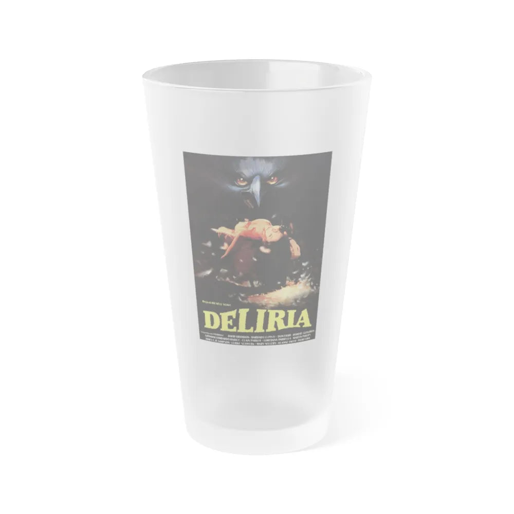 DELIRIA (STAGEFRIGHT) 1987 Movie Poster - Frosted Pint Glass 16oz-16oz-Frosted-Go Mug Yourself