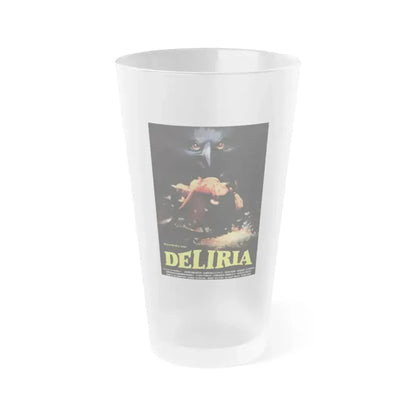 DELIRIA (STAGEFRIGHT) 1987 Movie Poster - Frosted Pint Glass 16oz 16oz Frosted - Go Mug Yourself