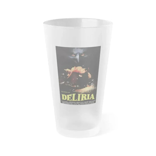 DELIRIA (STAGEFRIGHT) 1987 Movie Poster - Frosted Pint Glass 16oz 16oz Frosted - Go Mug Yourself