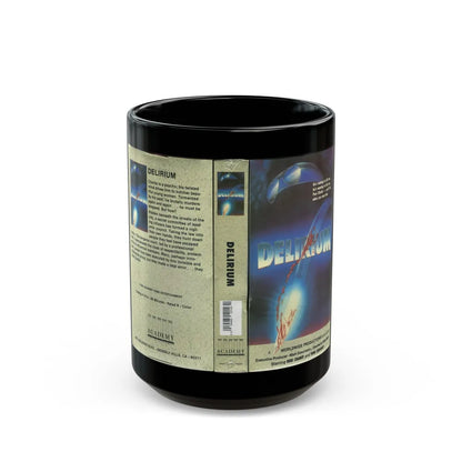 DELIRIUM HORROR (VHS COVER) - Black Coffee Mug-15oz-Go Mug Yourself