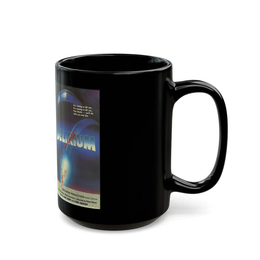 DELIRIUM HORROR (VHS COVER) - Black Coffee Mug-Go Mug Yourself