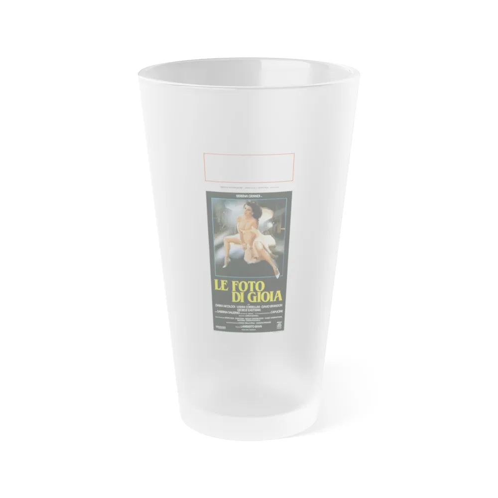 DELIRIUM PHOTO OF GIOIA 1987 Movie Poster - Frosted Pint Glass 16oz-16oz-Frosted-Go Mug Yourself