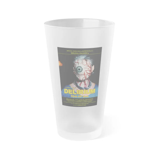 DELIRIUM PHOTO OF GIOIA (2) 1987 Movie Poster - Frosted Pint Glass 16oz-16oz-Frosted-Go Mug Yourself