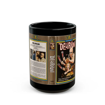 DELIRIUM UK VHS PRE CERT COVER 2 (VHS COVER) - Black Coffee Mug-15oz-Go Mug Yourself