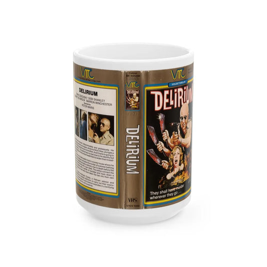 DELIRIUM UK VHS PRE CERT COVER 2 (VHS COVER) - White Coffee Mug-15oz-Go Mug Yourself