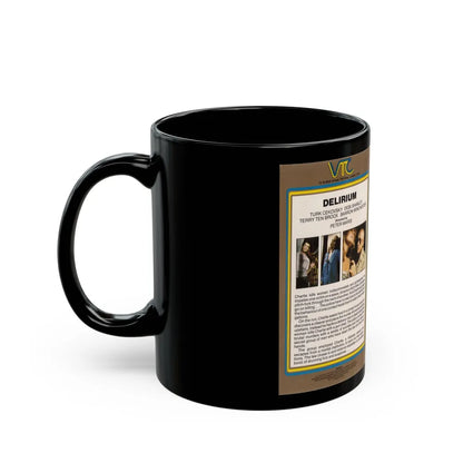 DELIRIUM (VHS COVER) - Black Coffee Mug-Go Mug Yourself