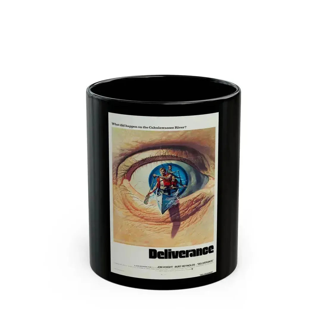 DELIVERANCE 1972 Movie Poster - Black Coffee Mug 11oz - Go Mug Yourself