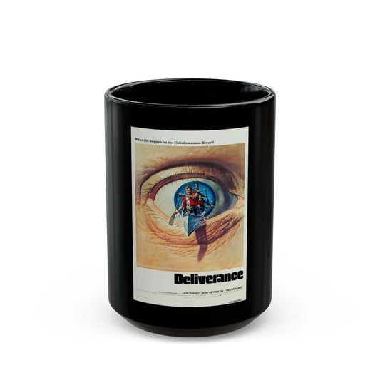 DELIVERANCE 1972 Movie Poster - Black Coffee Mug-15oz-Go Mug Yourself