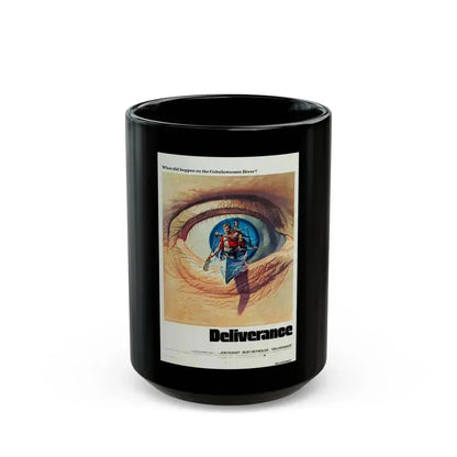 DELIVERANCE 1972 Movie Poster - Black Coffee Mug 15oz - Go Mug Yourself