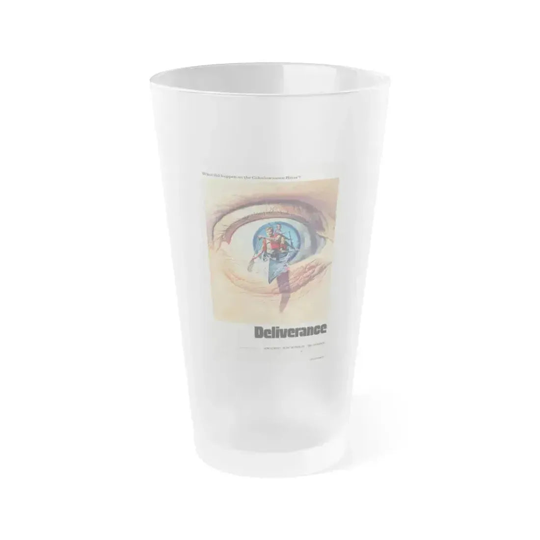 DELIVERANCE 1972 Movie Poster - Frosted Pint Glass 16oz 16oz Frosted - Go Mug Yourself