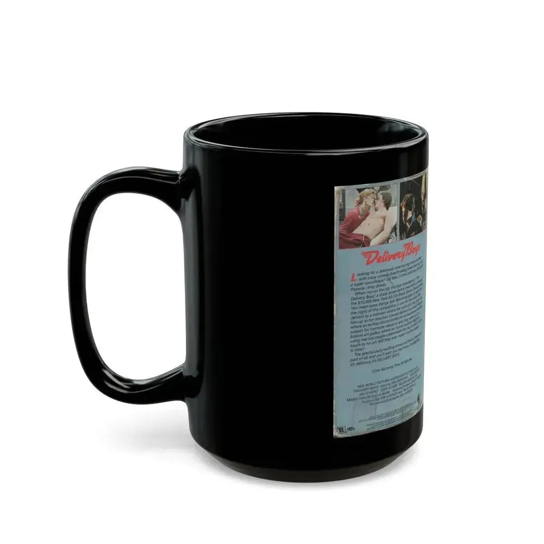 DELIVERY BOYS (VHS COVER) - Black Coffee Mug - Go Mug Yourself