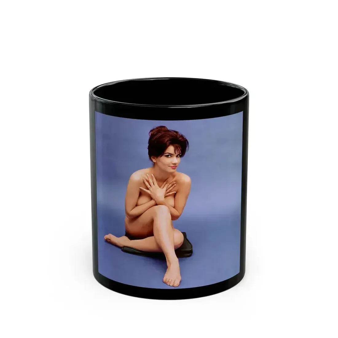 Delores Wells #13 (Vintage Female Icon) Black Coffee Mug 11oz - Go Mug Yourself