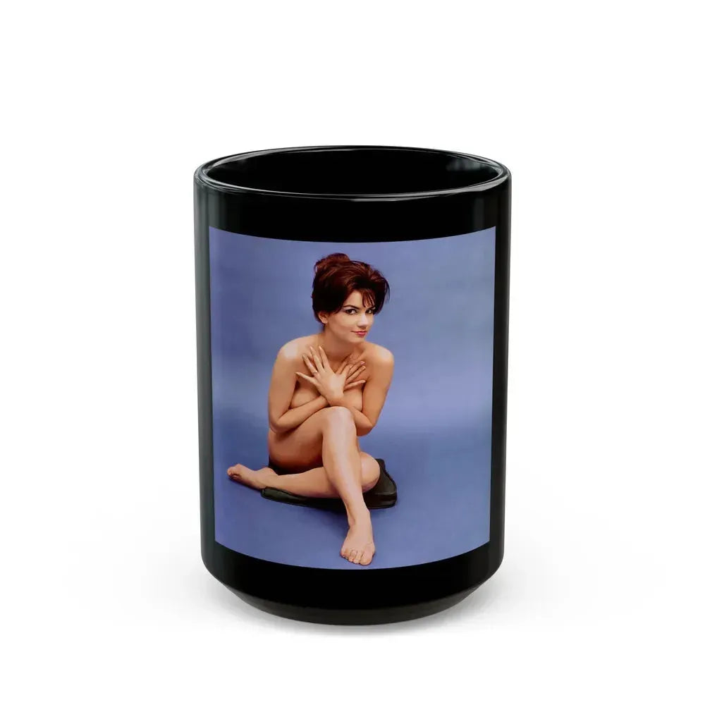 Delores Wells #13 (Vintage Female Icon) Black Coffee Mug 15oz - Go Mug Yourself