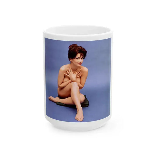 Delores Wells #13 (Vintage Female Icon) White Coffee Mug 15oz - Go Mug Yourself