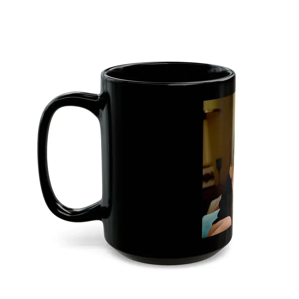 Delores Wells #15 (Vintage Female Icon) Black Coffee Mug - Go Mug Yourself