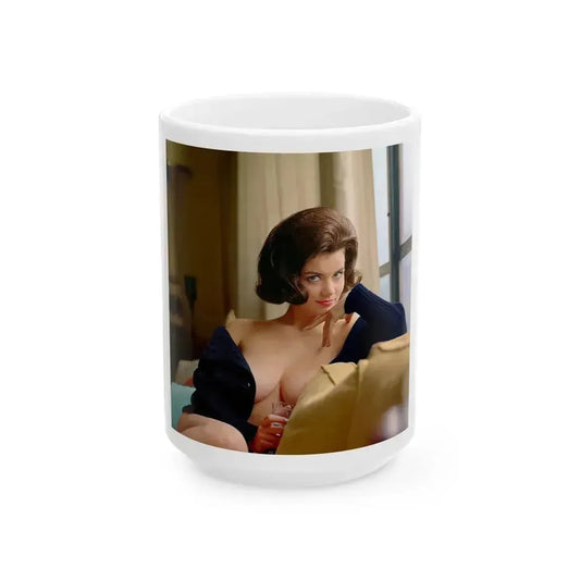 Delores Wells #15 (Vintage Female Icon) White Coffee Mug 15oz - Go Mug Yourself