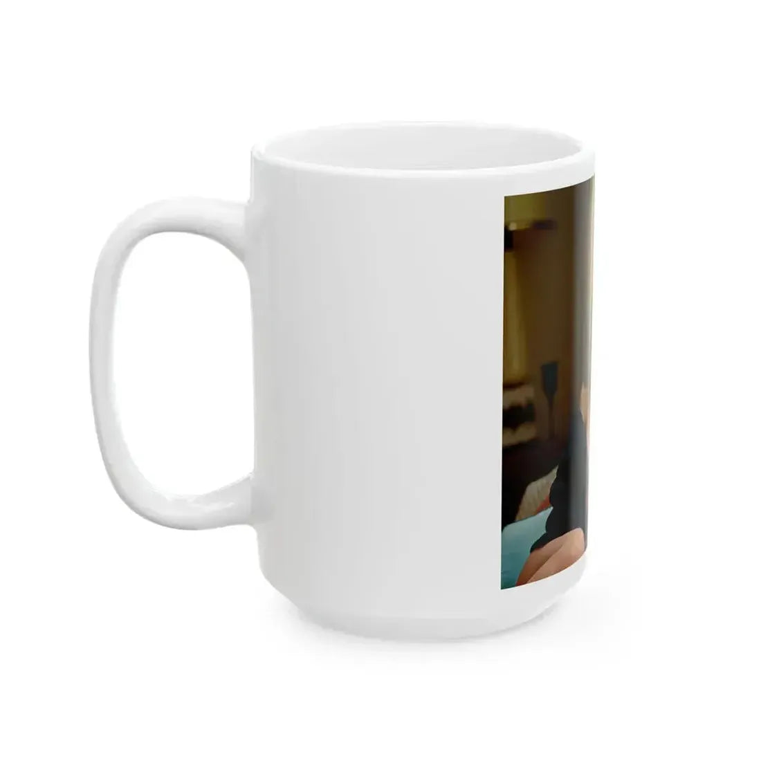 Delores Wells #15 (Vintage Female Icon) White Coffee Mug - Go Mug Yourself