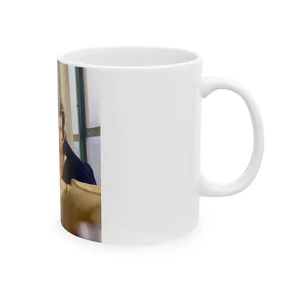 Delores Wells #15 (Vintage Female Icon) White Coffee Mug - Go Mug Yourself