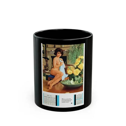 Delores Wells #17 (Vintage Female Icon) Black Coffee Mug 11oz - Go Mug Yourself