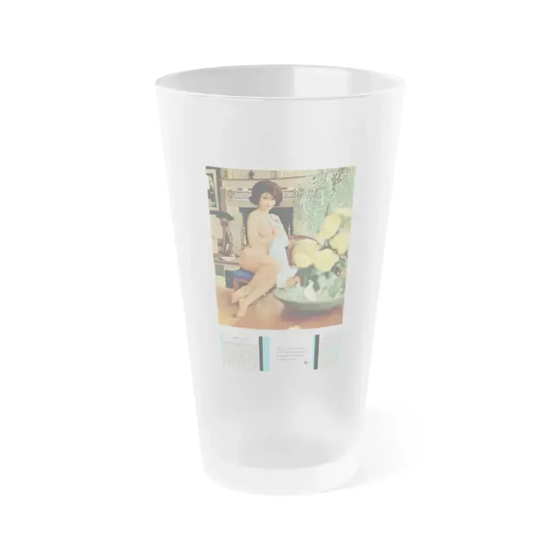 Delores Wells #17 (Vintage Female Icon) Frosted Pint Glass 16oz 16oz Frosted - Go Mug Yourself