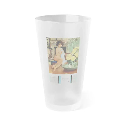 Delores Wells #17 (Vintage Female Icon) Frosted Pint Glass 16oz 16oz Frosted - Go Mug Yourself