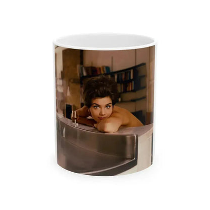 Delores Wells #19 (Vintage Female Icon) White Coffee Mug 11oz - Go Mug Yourself