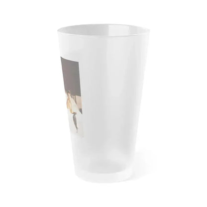 Delores Wells #20 (Vintage Female Icon) Frosted Pint Glass 16oz - Go Mug Yourself