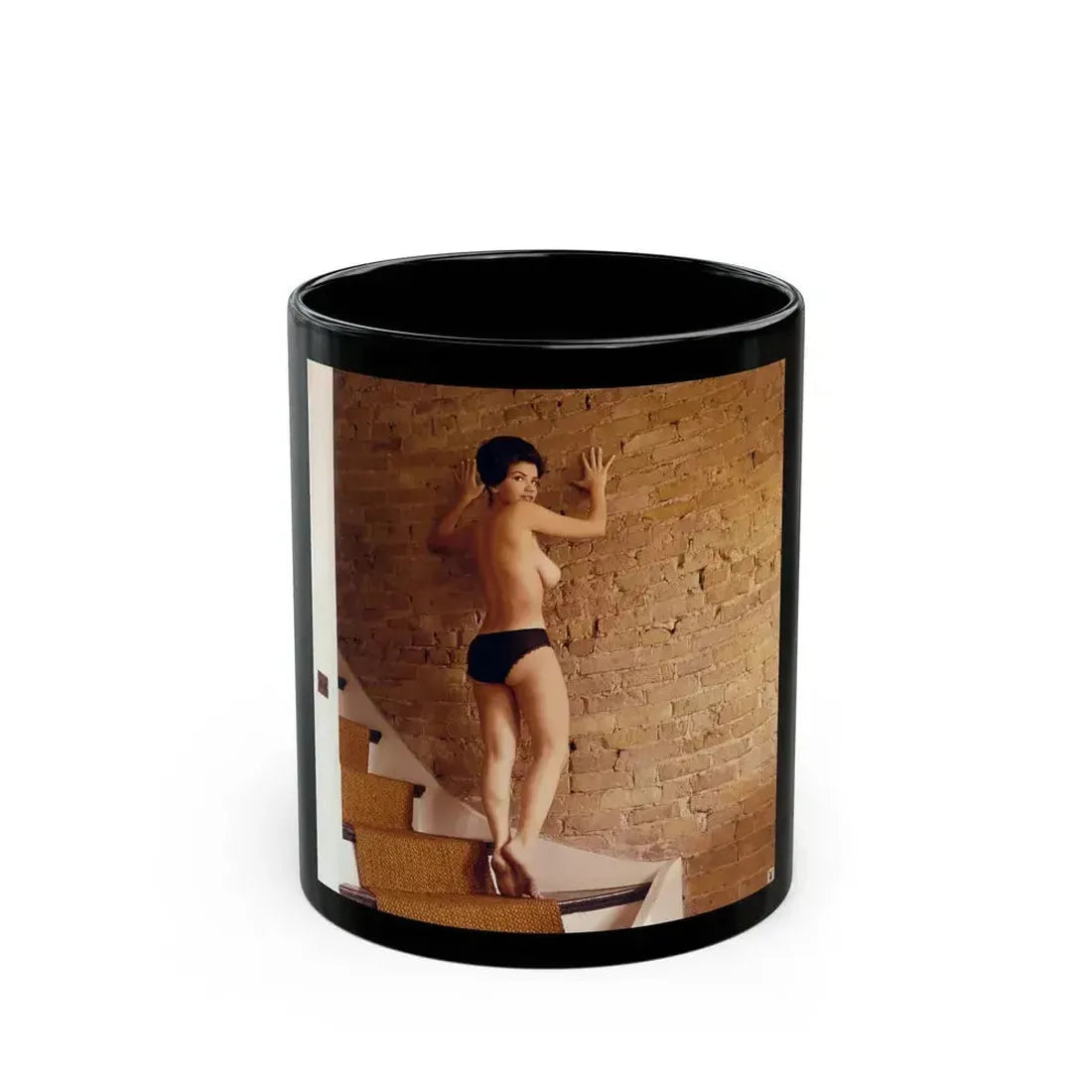 Delores Wells #21 (Vintage Female Icon) Black Coffee Mug 11oz - Go Mug Yourself