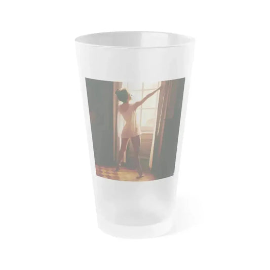 Delores Wells #22 (Vintage Female Icon) Frosted Pint Glass 16oz 16oz Frosted - Go Mug Yourself