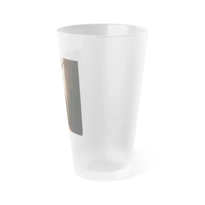 Delores Wells #22 (Vintage Female Icon) Frosted Pint Glass 16oz - Go Mug Yourself