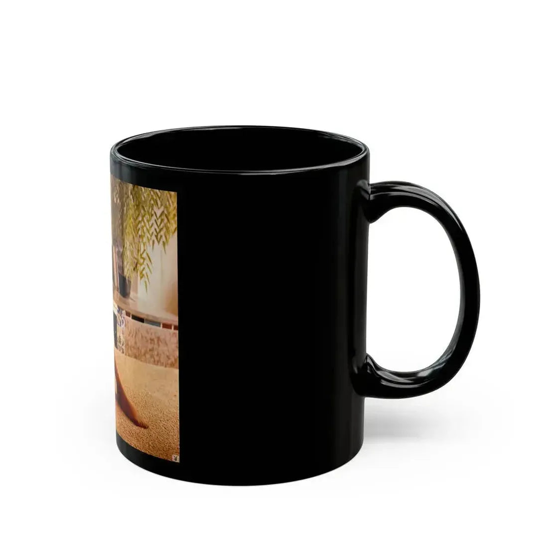 Delores Wells #23 (Vintage Female Icon) Black Coffee Mug - Go Mug Yourself