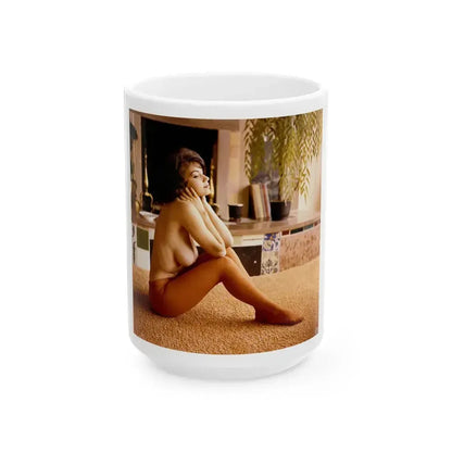 Delores Wells #23 (Vintage Female Icon) White Coffee Mug 15oz - Go Mug Yourself