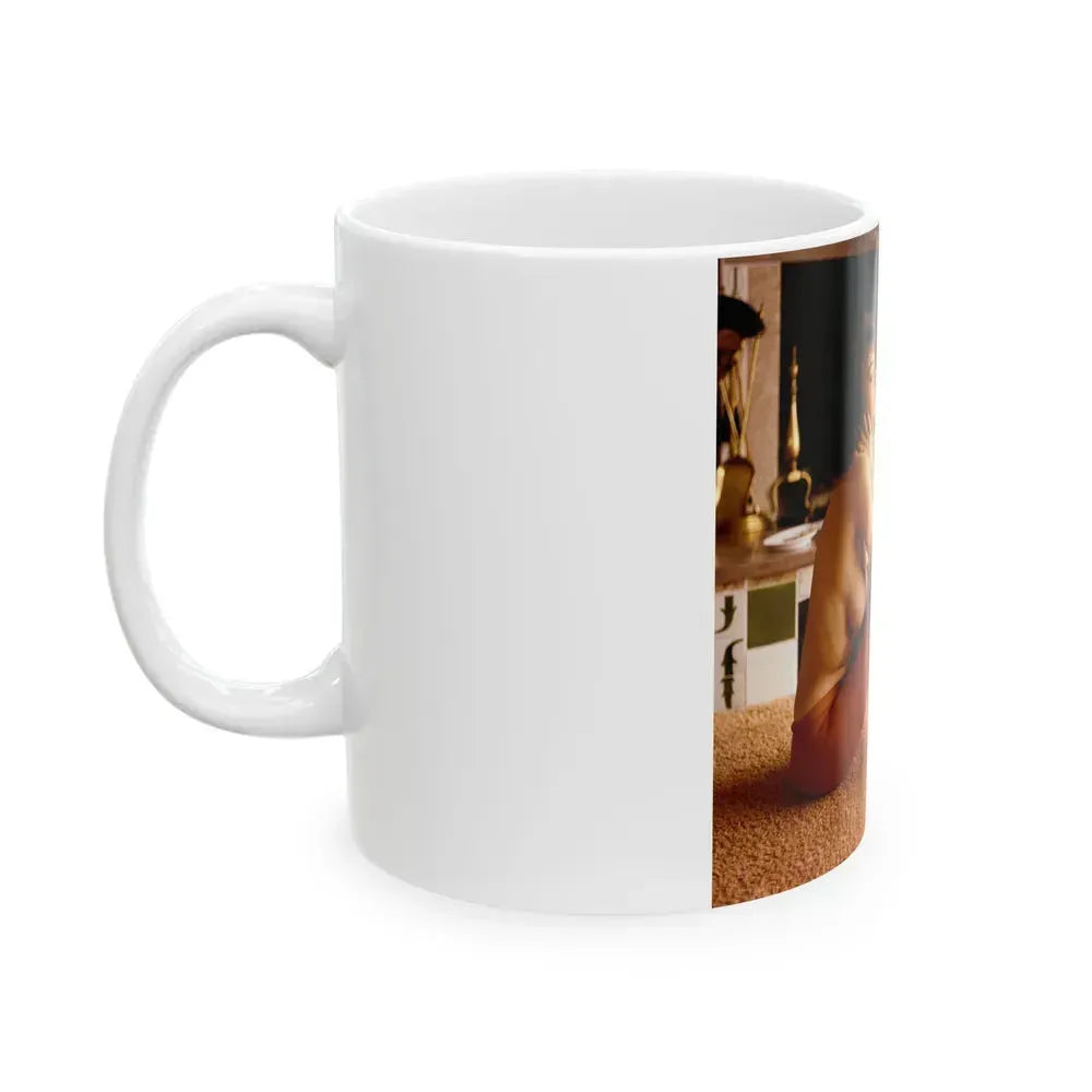 Delores Wells #23 (Vintage Female Icon) White Coffee Mug - Go Mug Yourself