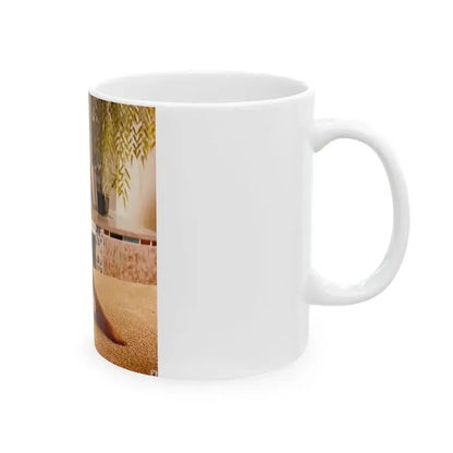 Delores Wells #23 (Vintage Female Icon) White Coffee Mug - Go Mug Yourself