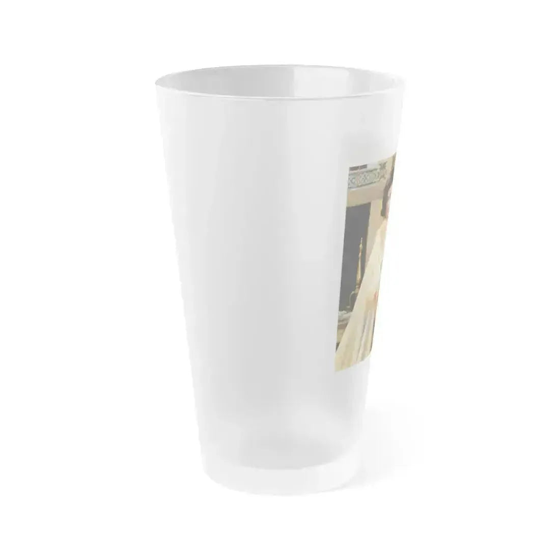 Delores Wells #24 (Vintage Female Icon) Frosted Pint Glass 16oz - Go Mug Yourself