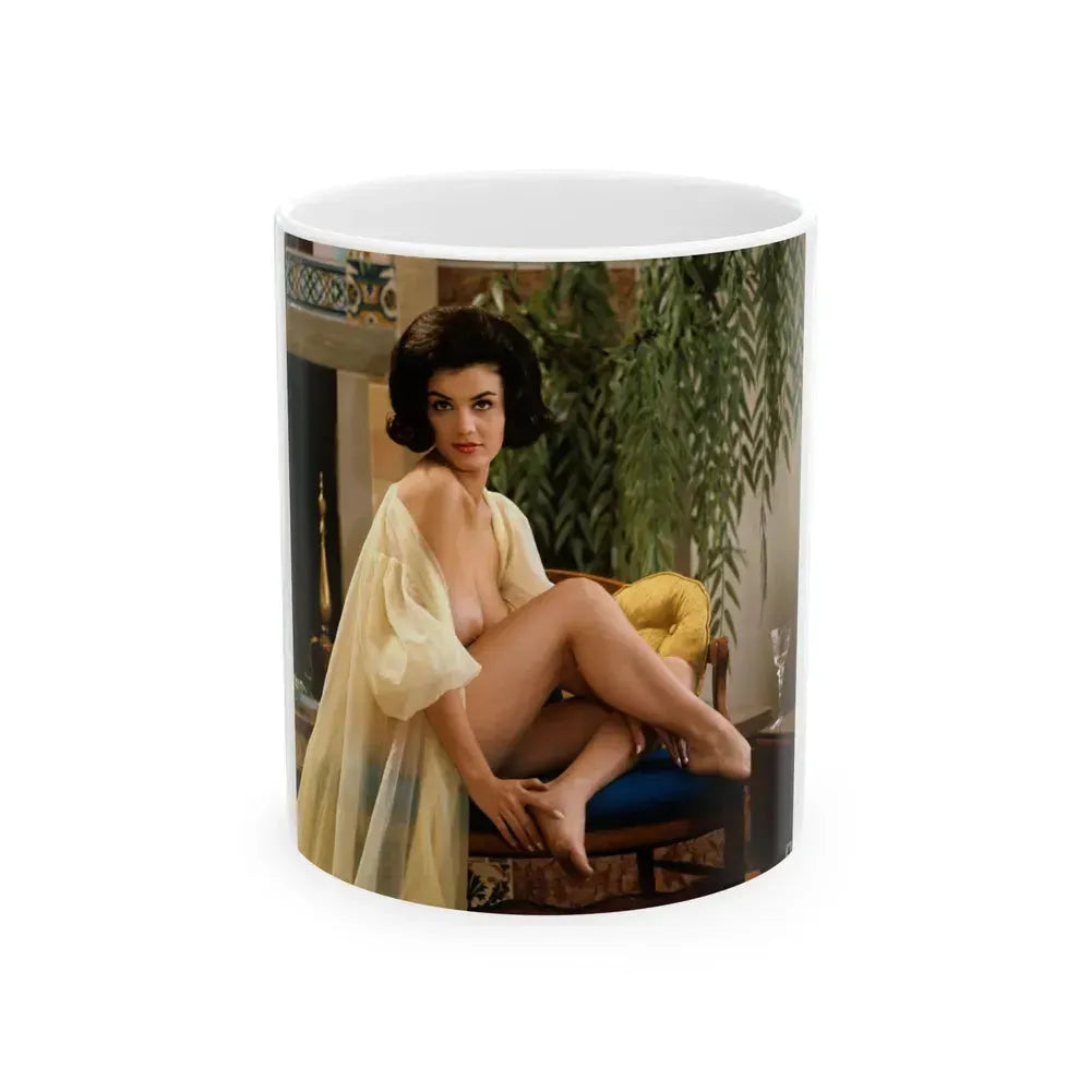 Delores Wells #24 (Vintage Female Icon) White Coffee Mug 11oz - Go Mug Yourself