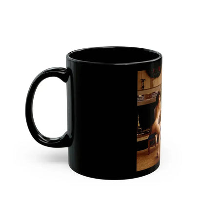Delores Wells #25 (Vintage Female Icon) Black Coffee Mug - Go Mug Yourself