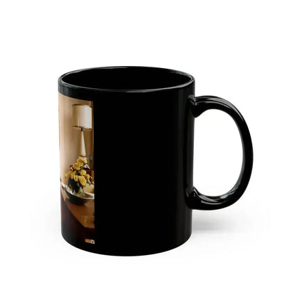 Delores Wells #25 (Vintage Female Icon) Black Coffee Mug - Go Mug Yourself