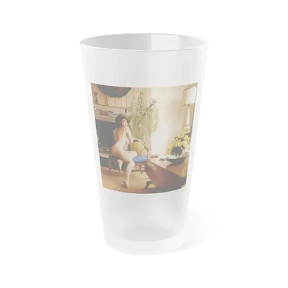 Delores Wells #25 (Vintage Female Icon) Frosted Pint Glass 16oz 16oz Frosted - Go Mug Yourself